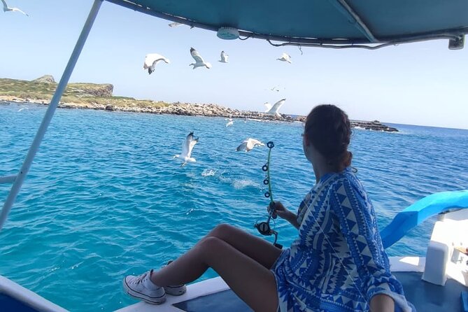4 Hour Fishing and Swimming Boat Experience in Schisma Eloundas - Fishing for sardines and local species