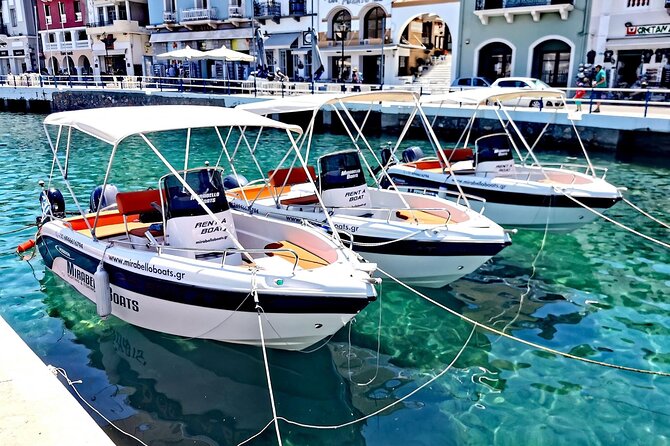 4-Hour Private Boat Rental Without Skipper at Agios Nikolaos - Spinalonga and the story behind its fortress