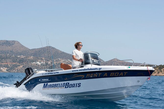 4-Hour Private Boat Rental Without Skipper at Agios Nikolaos - What comes with the boat