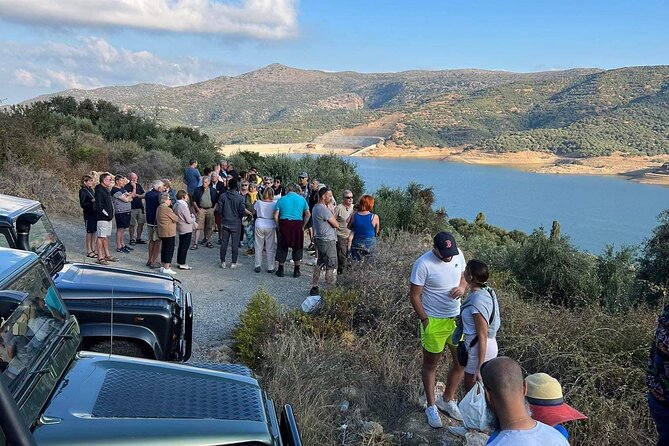 4x4 Landrover Safari Lasithi Plateau Free Pick up and Drop off - Krasi brings old waterworks and a giant tree
