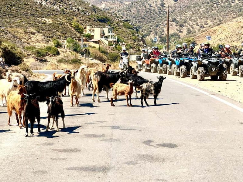 Ag. Pelagia: Nature Quad Tour & Village visit - Walking through Achlada’s old settlement