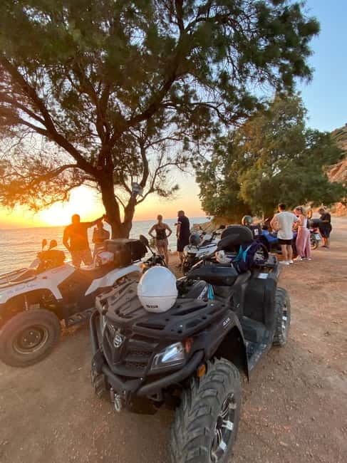 Agia Pelagia: Sunset or Morning Quad Tour & Ghost Town Visit - The old donkey road down to Fodele