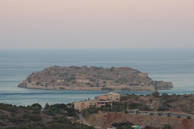 Amazing Sunset Jeep Safari Route with Dinner - Plaka and the view toward Spinalonga