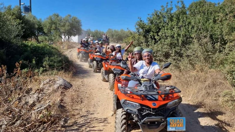 Bali & Panormo Rethymno:Quad Safari & visit Cave 57km 4hours - Crossing the olive groves beyond the coast
