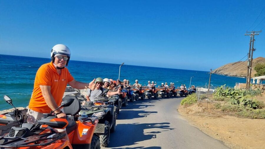 Bali & Panormo Rethymno:Quad Safari & visit Cave 57km 4hours - What lunch and supplies are really like