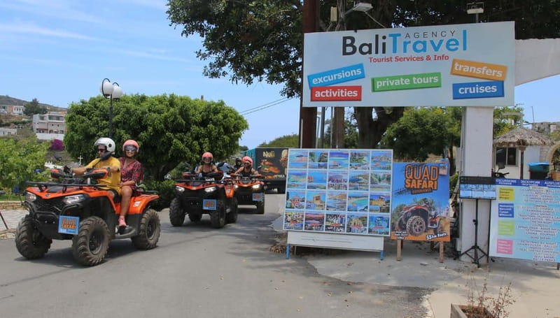 Bali & Panormo Rethymno:Quad Safari & visit Cave 57km 4hours - Starting in Bali with a safety lesson