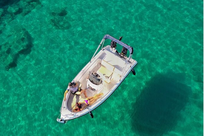BOAT RENTAL per Hour from Hersonissos Crete - Leaving Hersonissos port with the controls explained