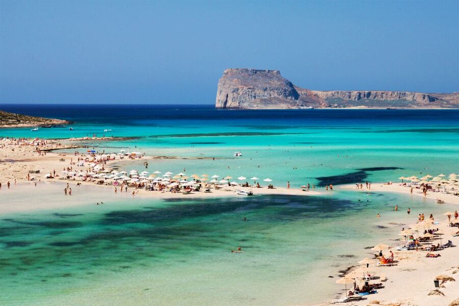Chania Areas/Kalyves:Gramvousa Island & Balos,Boat Tkt Extra - Balos Lagoon and the offshore swim