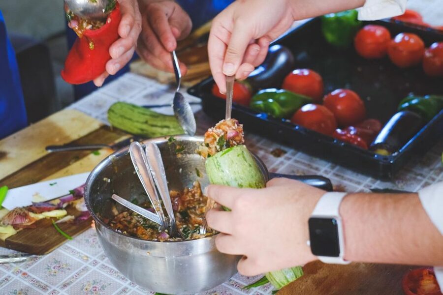 Chania: Authentic Cooking Class - Garden herbs, stuffed vegetables, and dolmades
