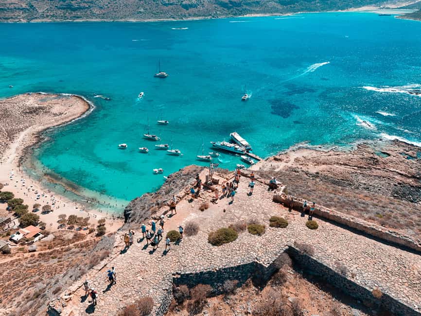 Chania: Balos Gramvousa Cruise with Transfer and Boat Ticket - Balos Lagoon, with a swim to the shore
