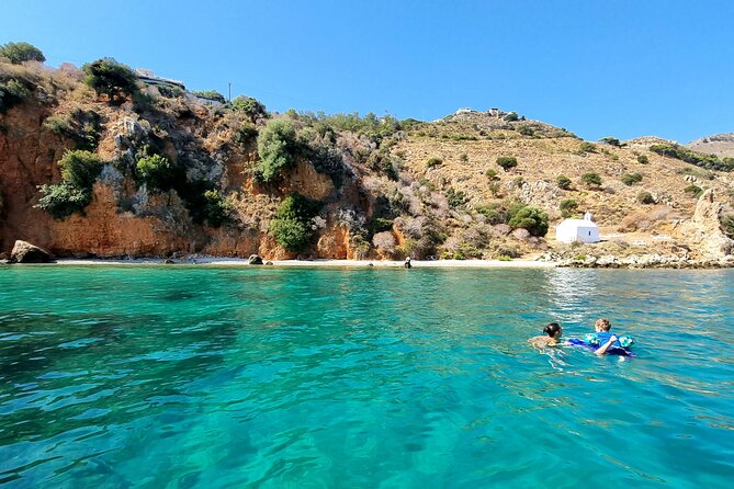 Chania: Boat Rental Almyrida - What the boat includes for a seven-hour day