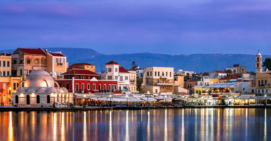 Chania Evening From Rethymno - Walking into Chania’s Venetian Old Town