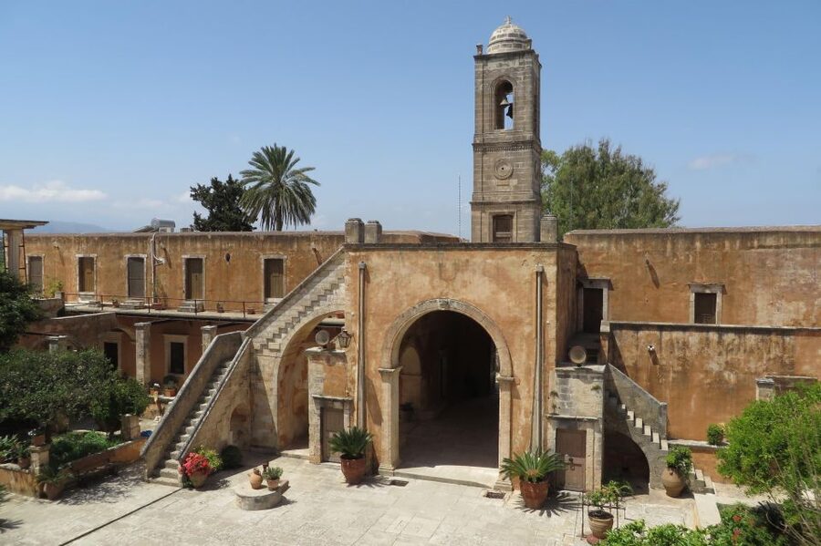 Chania Highlights:Venizelos, Stavros, Agia Triada & Marathi - Agia Triada Monastery: the cultural center of the day