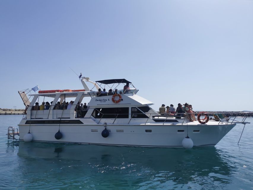 Chania: Menies Beach & Chironisia Bay Cruise with Snorkeling - What to pack for Menies and Chironisia