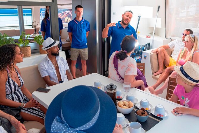 Chania: Morning Catamaran Cruise with Premium Lunch & Drinks - The Agioi Theodoroi Islands swimming stop