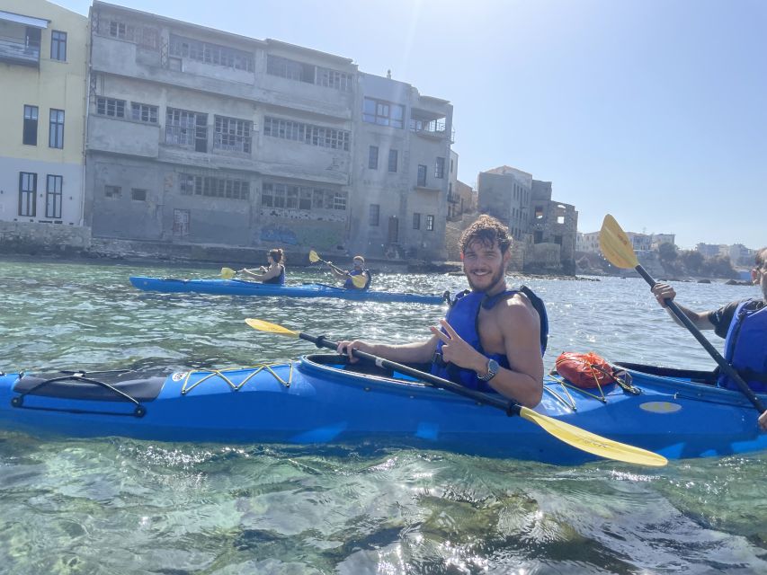 Chania: Morning Sea Kayak Tour Along the Coastline - Entering the Old Venetian Harbour