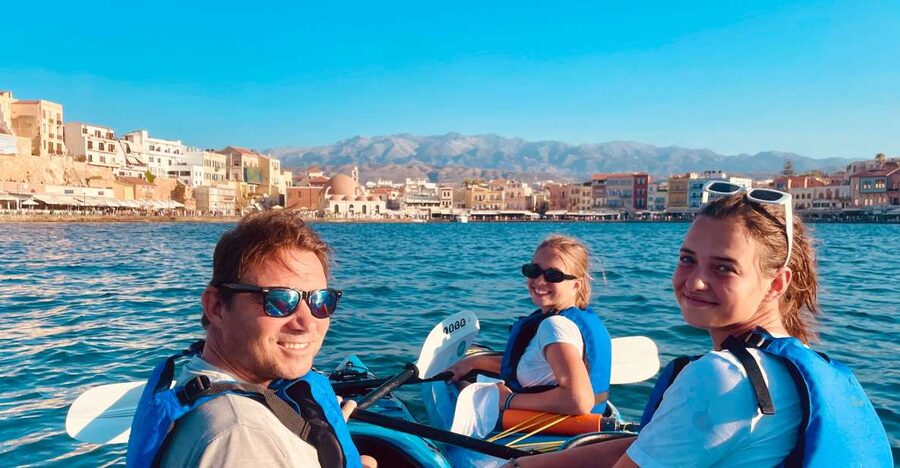 Chania: Morning Sea Kayak Tour Along the Coastline - From the Lighthouse to Lazareto island