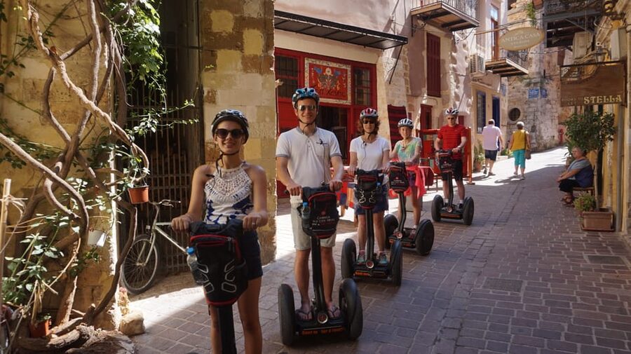 Chania: Old City & Venetian Harbor Discovery on Segways - The Venetian Harbor and its working past