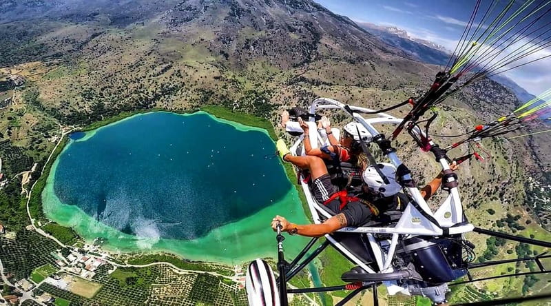 Chania: Paratriking Experience with a Professional Pilot - What paratriking near Chania is really like