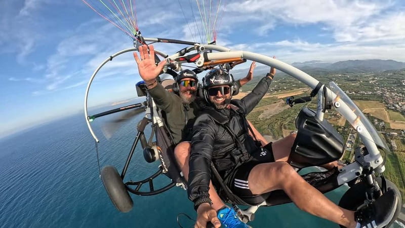 Chania: Paratriking Experience with a Professional Pilot - A 20-minute flight and what that means