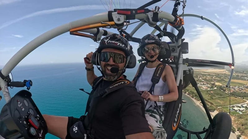 Chania: Paratriking Experience with a Professional Pilot - Weather is part of the bargain