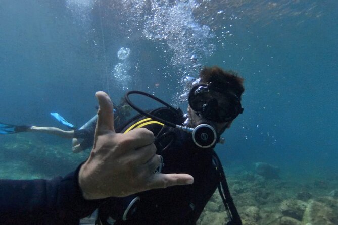 Chania Scuba Diving 2 Shore Dives(Receive Certification) - Walking to the beach and preparing on shore