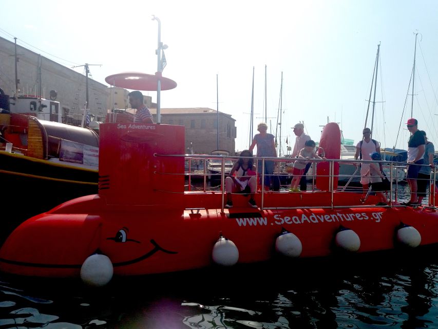 Chania: Semi-Submarine Boat Underwater Experience - The final 10 minutes beyond the harbor