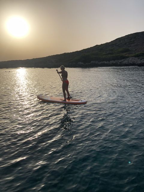 Chania: Stand-up Paddleboard Coastal Sunset Experience - Sunset photos without carrying a camera