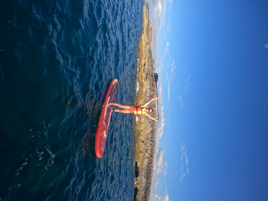Chania: Stand-up Paddleboard Tour to Lazareta Island - The first lesson: learning to balance on a SUP