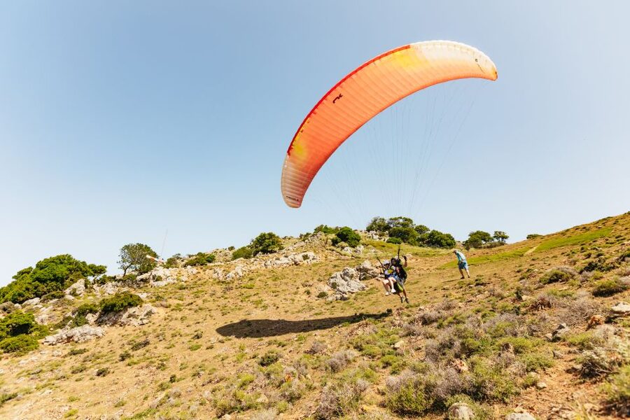 Chania: Tandem Paragliding Flight in Crete - Flying above Chania instead of seeing it from the road