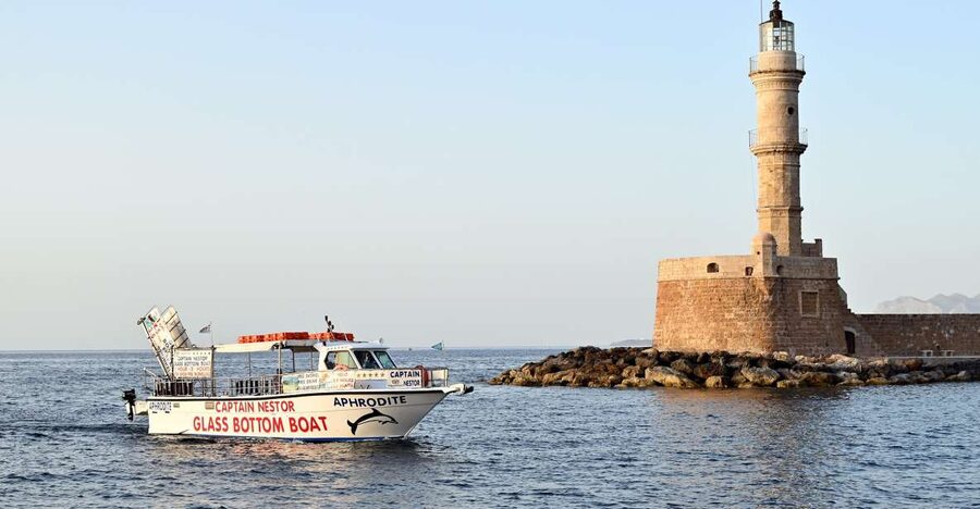 Chania Town: Glass-Bottom Boat Cruise to Thodorou & Lazareta - Is $53 per person good value?