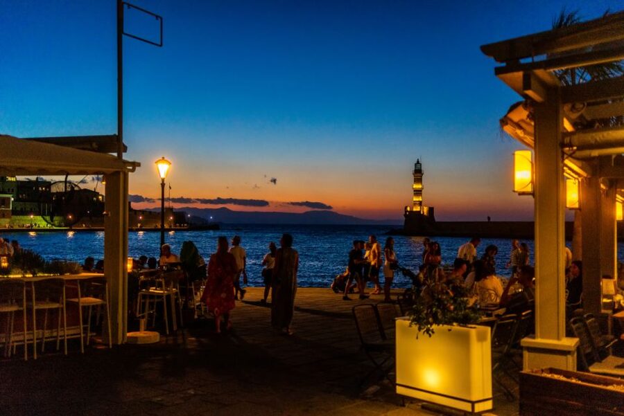 Chania: Wine, Food, and Sunset Tour with 3-Course Dinner - Organic ice cream with local ingredients