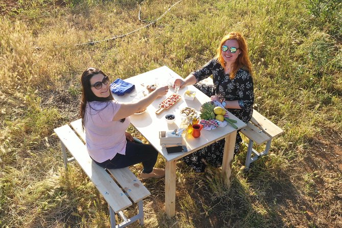 Cretan Farm Tour with Cheese-Making, Olive Oil Tasting & Picnic - What arrives at the picnic table