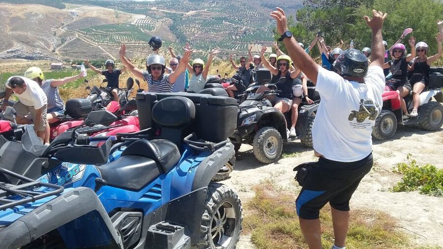 Crete :5h Safari Heraklion with Quad,Jeep,Buggy and Lunch - Karteros Gorge and the Greek Tavern Lunch