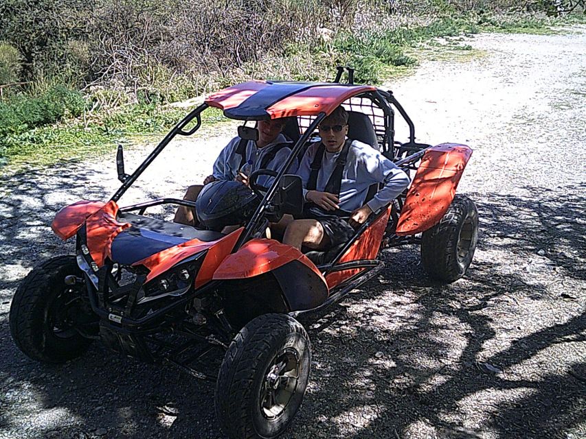 Crete buggy safari - Climbing inland to 700 meters