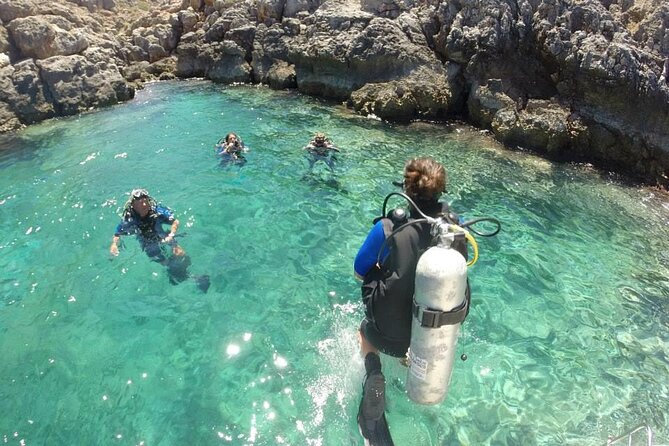 Crete-Chania: Snorkeling & Scuba Dive for Beginners by Boat - The open-water scuba session to 9 or 10 meters