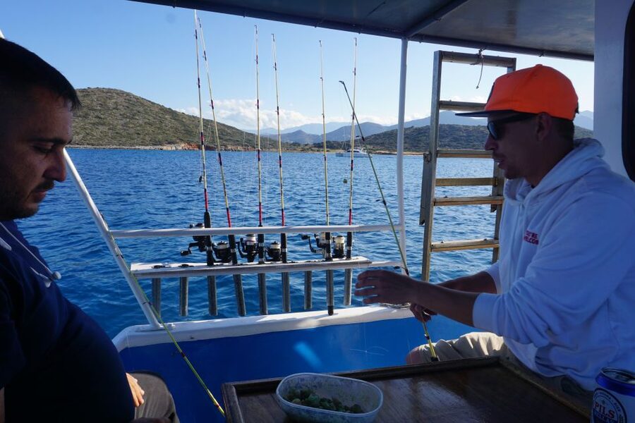 Crete: Fishing & Swimming Boat Cruise with Lunch & Drinks - Morning or afternoon departure