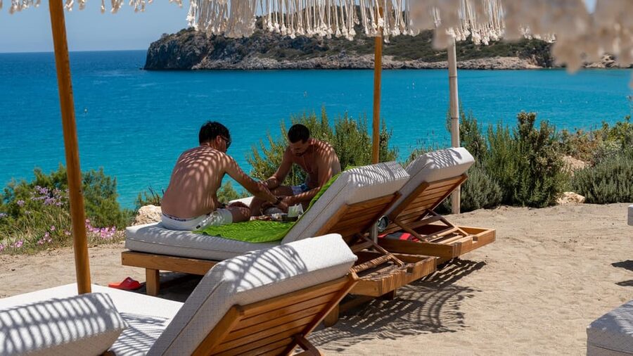 Crete: Full-Day Tour to Voulisma Beach - Water quality, crowds, and the plastic problem