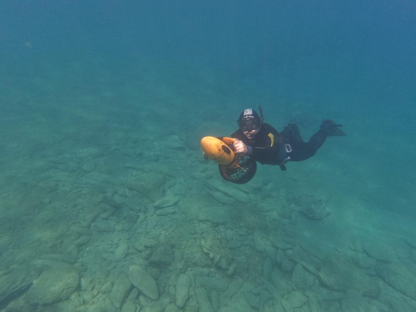 Crete: Heraklion Snorkeling Tour with Seascooter - The short photo stop and an hour in Agia Pelagia