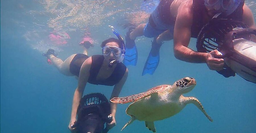 Crete: Heraklion Snorkeling Tour with Seascooter - Getting to Agia Pelagia and Mononaftis Bay