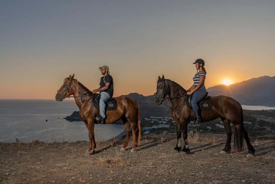 Crete Horse Riding: East Coastline Ride - Ammoudaki and Klissidi from the saddle