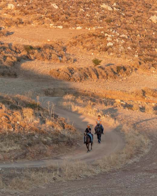 Crete Horse Riding: East Coastline Ride - Reaching Damnoni beach by rural road