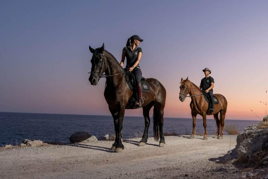 Crete Horse Riding: Mesmerising Sunset Ride - Sunset, photos, and the final quiet minutes