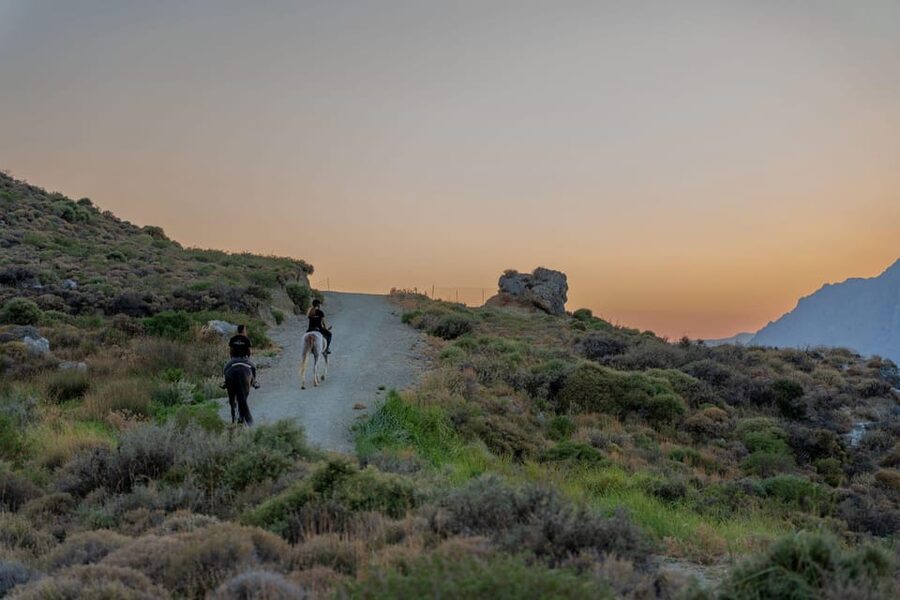 Crete Horse Riding: Mesmerising Sunset Ride - Starting at the horse center