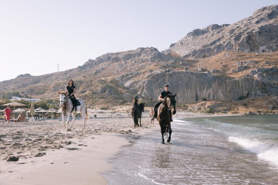 Crete Horse Riding: Plakias Beach Ride - What happens to riders at different levels