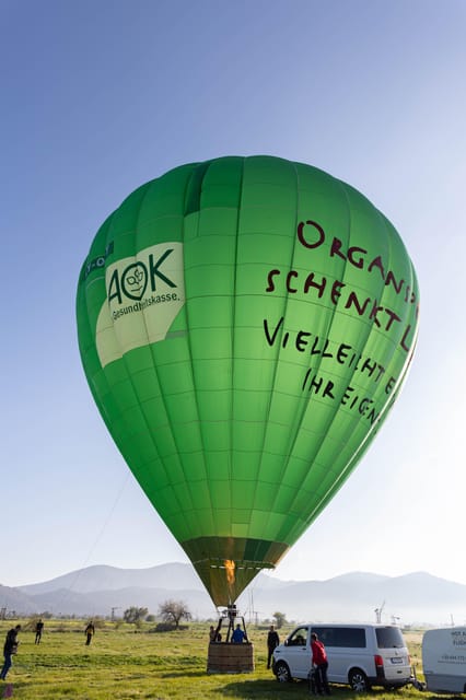 Crete: Hot-Air Balloon Flight with Breakfast and Wine - Getting to the launch point from the coast