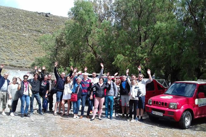 Crete Jeep Safari to the south coast - Ligres Beach, lunch, and two hours beside the Libyan Sea