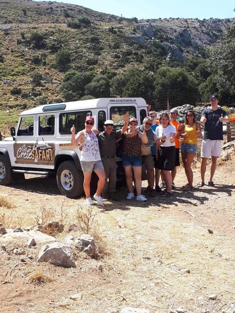 Crete: Jeep Safari Wine & Olive Oil testing Shepherd's House - A country-road pause with herbs and goats