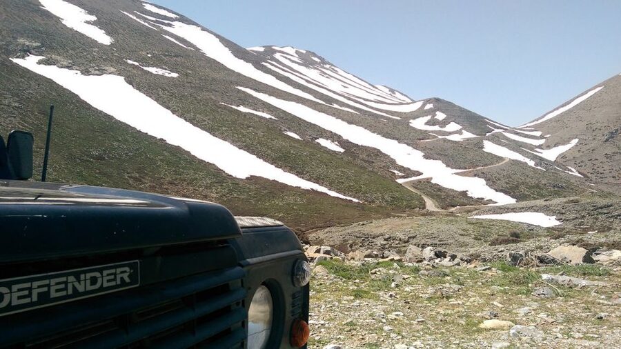 Crete: Land Rover Safari Nida Route - The return route and northern coast viewpoint