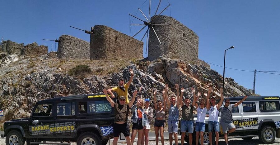 Crete: Lasithi Plateau and Cave of Zeus Off-Road Safari Tour - Vehicles, guides, and the feel of the day